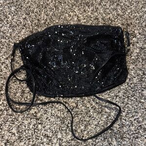 Whiting & Davis Black Sequin Bag